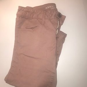 American Eagle Rose Jeggings